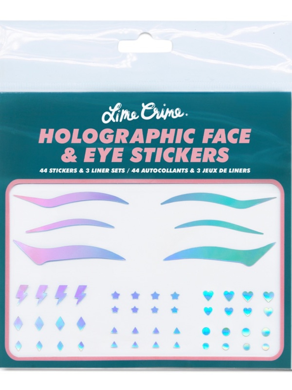 NEW Lime Crime Holographic Face & Eye Stickers